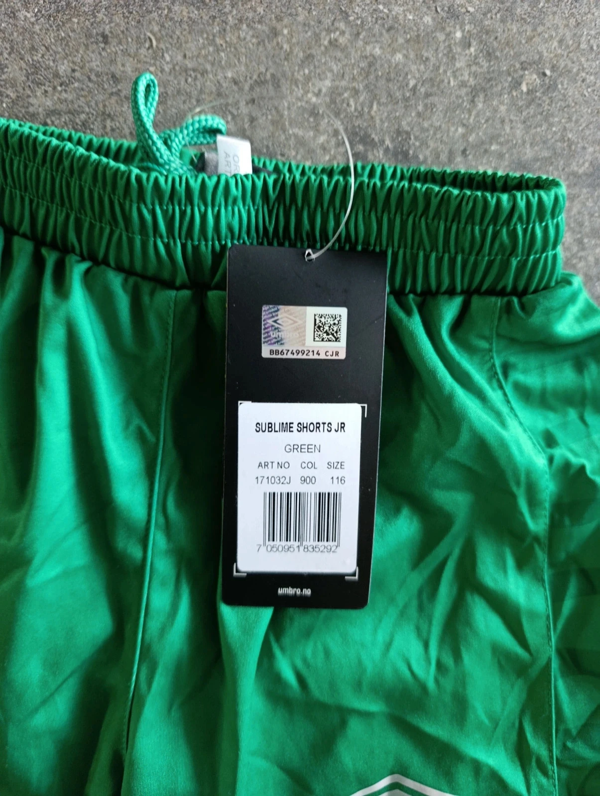 Umbro kids' 5-6 years (116) green QuickDry athletic shorts – New with tag – photo 5